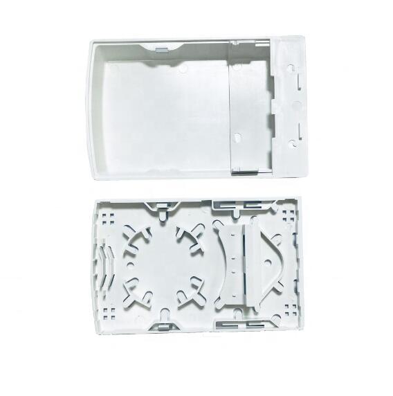 Manage Effectively 2 Port Indoor FTTH Mini Fiber Optic Terminal Box for desk top and wall mount