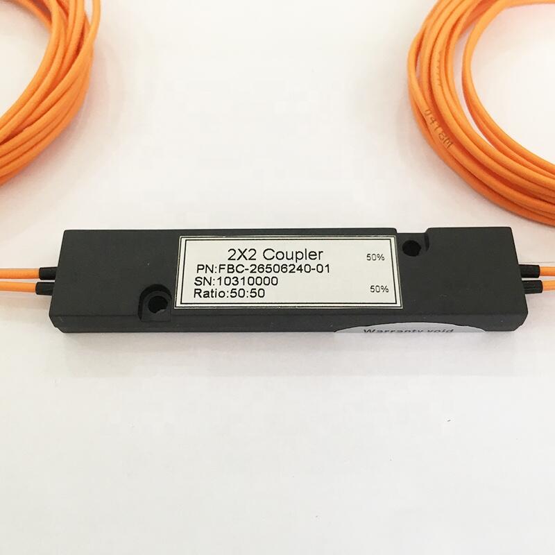 Good Quality 2x2 MM Multimode Optical Coupler FBT Fiber Optic Splitter