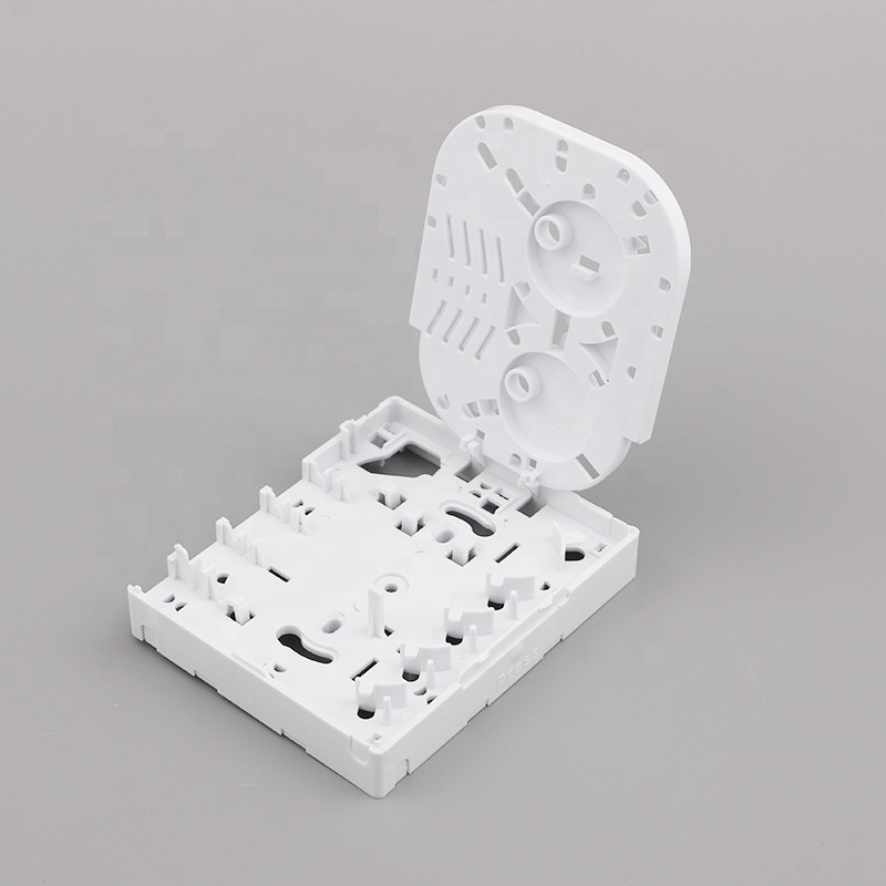 new design Indoor 4 Fiber Information Faceplate 4 Core FTTH Terminal Box