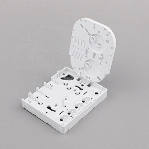new design Indoor 4 Fiber Information Faceplate 4 Core FTTH Terminal Box