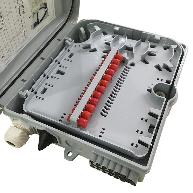 12 Core FTTH box with SC adapter and 1*12 splitter