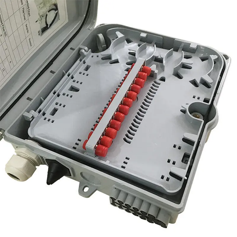 12 Core FTTH box with SC adapter and 1*12 splitter