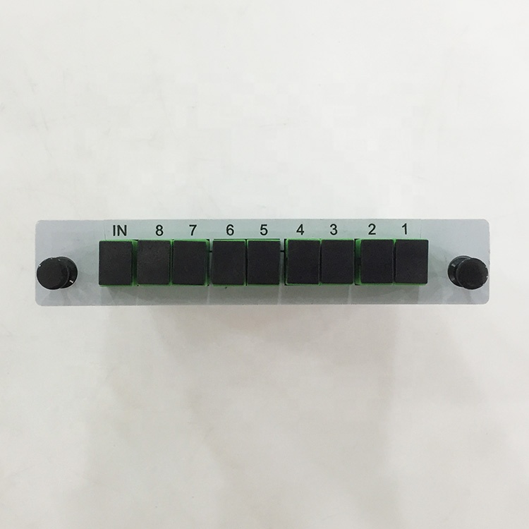 Cassette Card Inserting SC APC PLC Splitter 1x8 LGX Box for Optical Terminal Box