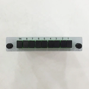 Cassette Card Inserting SC APC PLC Splitter 1x8 LGX Box for Optical Terminal Box