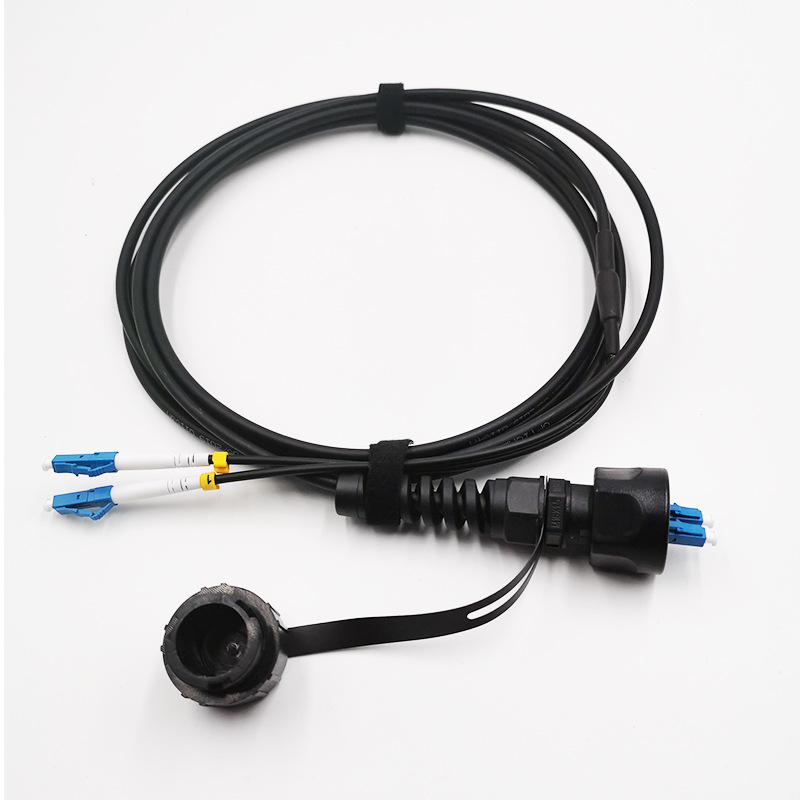 SC LC MPO IP67 Waterproof Connector ODVA FTTA Outdoor Fiber Optical Patch Cords