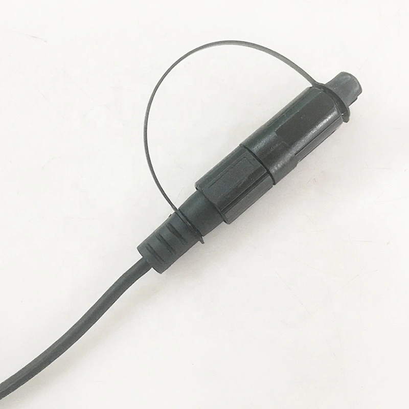 Outdoor 1 Core Mini IP SC APC SM Single Mode G657A1 LSZH Drop Cable Patch Cord with Waterproof Connector