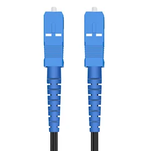 Fiber Optic Single Mode SM Simplex SX LSZH SC APC FTTH Drop Cable Patch Cord