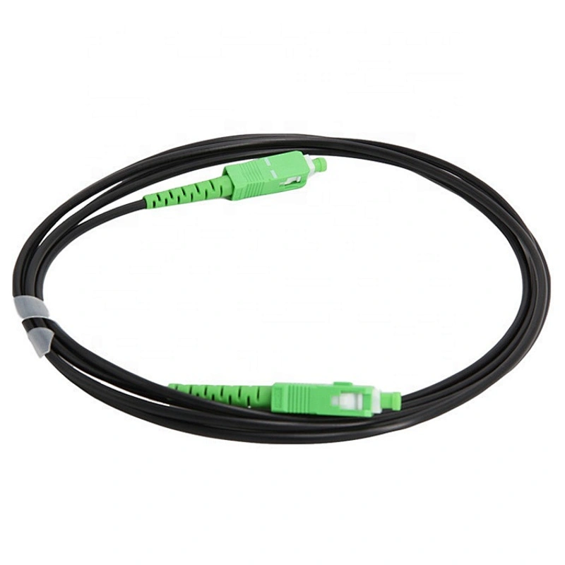 Fiber Optic Single Mode SM Simplex SX LSZH SC APC FTTH Drop Cable Patch Cord