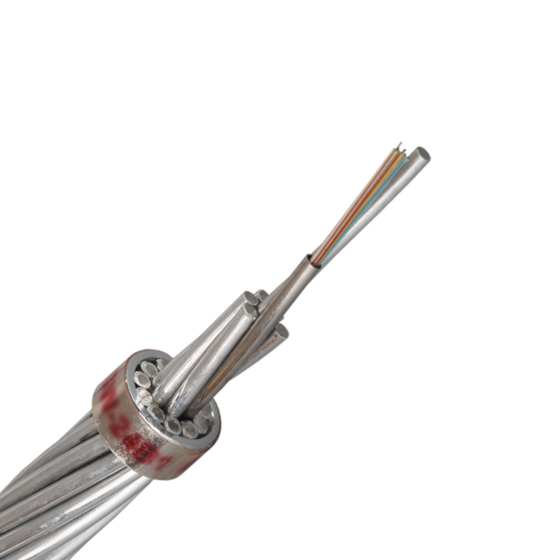 Optical Fiber AL-covered Central Stainless Steel Tube Loose Tube Cable OPGW cable