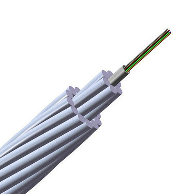 OPGW Fiber Optic AL Tube Structure OPGW Cable