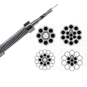 OPGW Fiber Optic AL Tube Structure OPGW Cable
