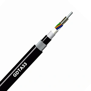 2 4 8 12 core Double Sheathed Photoelectric Composite Underwater Cable With Copper Conductors GDTA33 Submarine Fiber Optic Cable