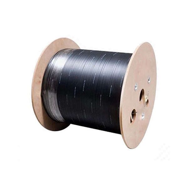 Outdoor Jacket G652D GJYXCH LSZH FTTH Drop 12 Core Single Mode Fiber Optic Cable with Steel Wire