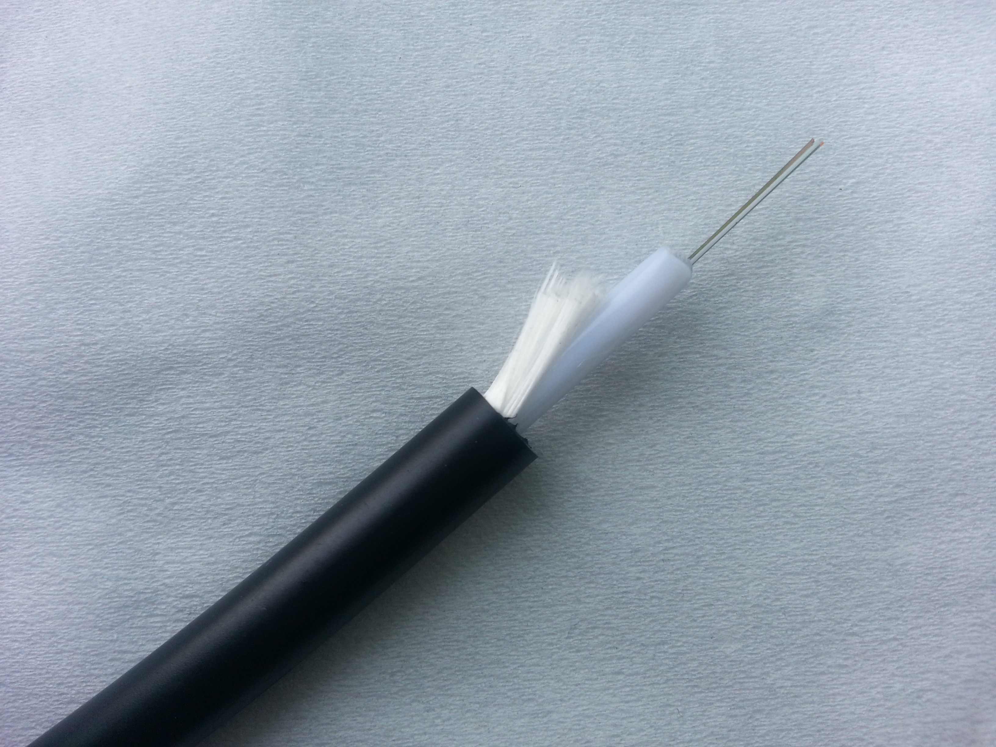 1~144 core aerial drop multimode fiber optic cable price per meter with PE or LSZH jacket