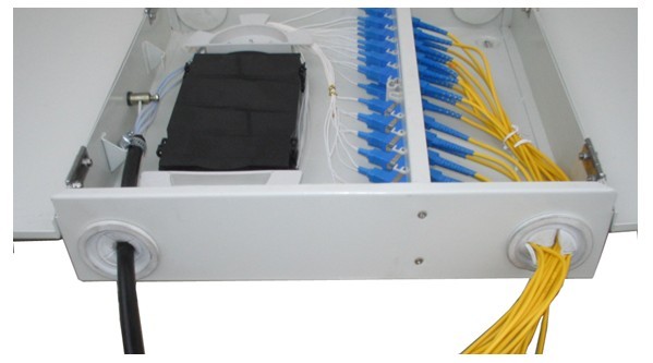 24 core Outdoor Wall Mount Fiber Optic Patch Panel