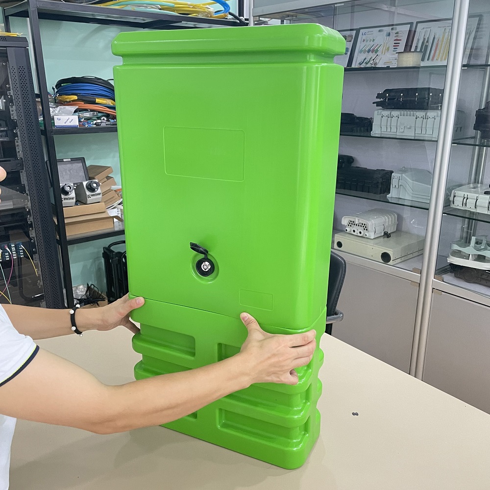 Waterproof Outdoor Plastic Optical fiber Distribution Terminal Box Protect box Fiber Optic Ftth Pedestal Equipment for Telecom