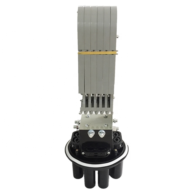 ftth optical mechanical 12 96 192 288 core fiber optic dome splice joint closure box