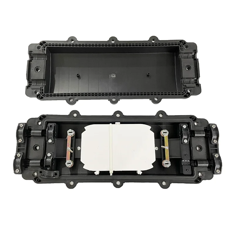 2 in 2 out Horizontal Type Fiber Optic Splice Joint Closure used in FTTH