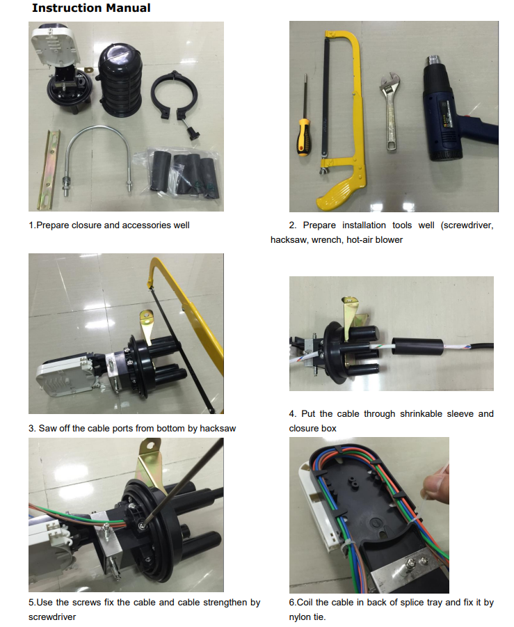 IP67 waterproof mini 12 24 48 core dome Fiber optic splice closure to save space