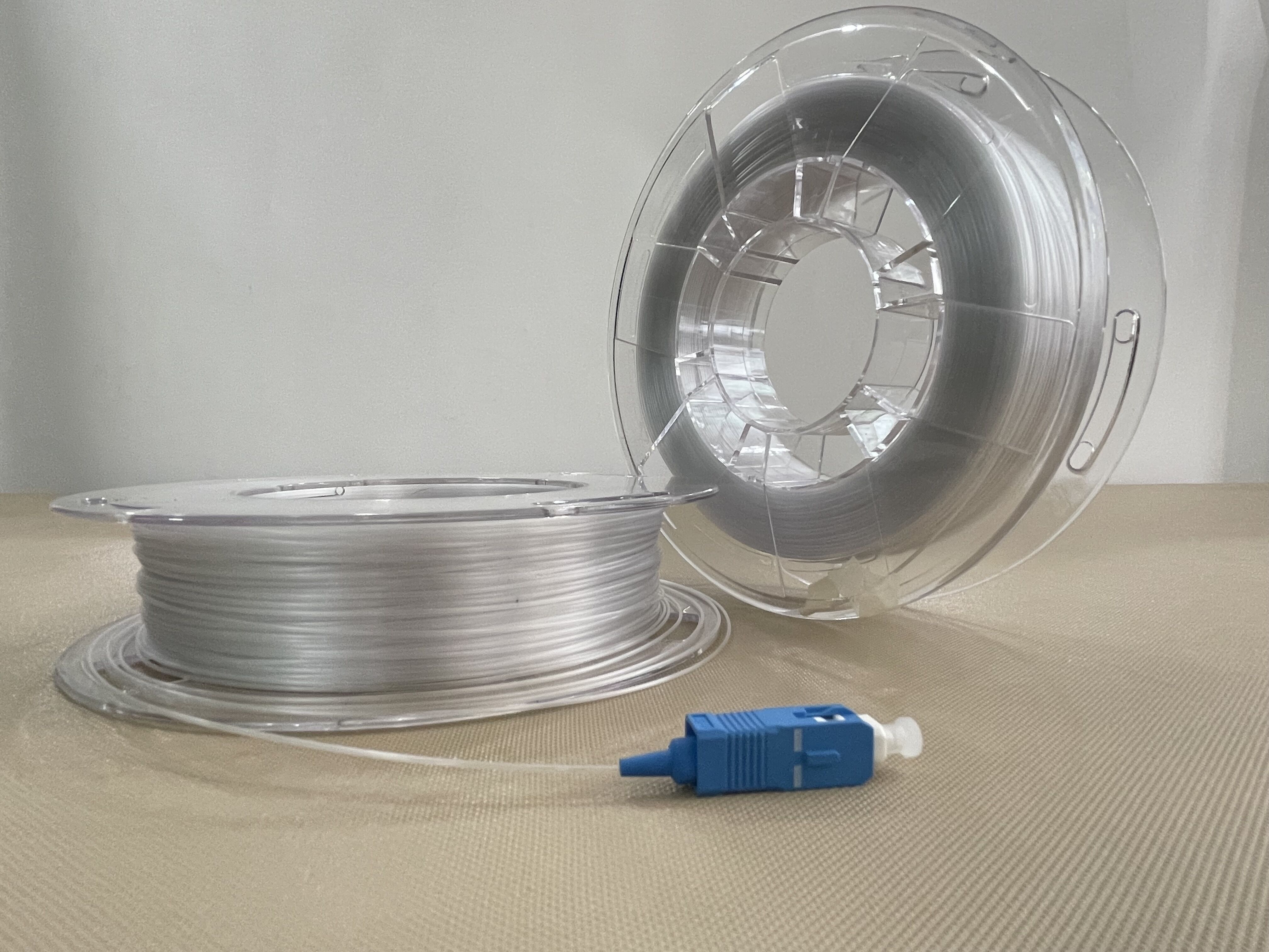 GJXH G657B3 FTTH Invisible transparent cable 0.9mm with PVC sheath installation Indoor fiber optic bare optical cable invisible cable
