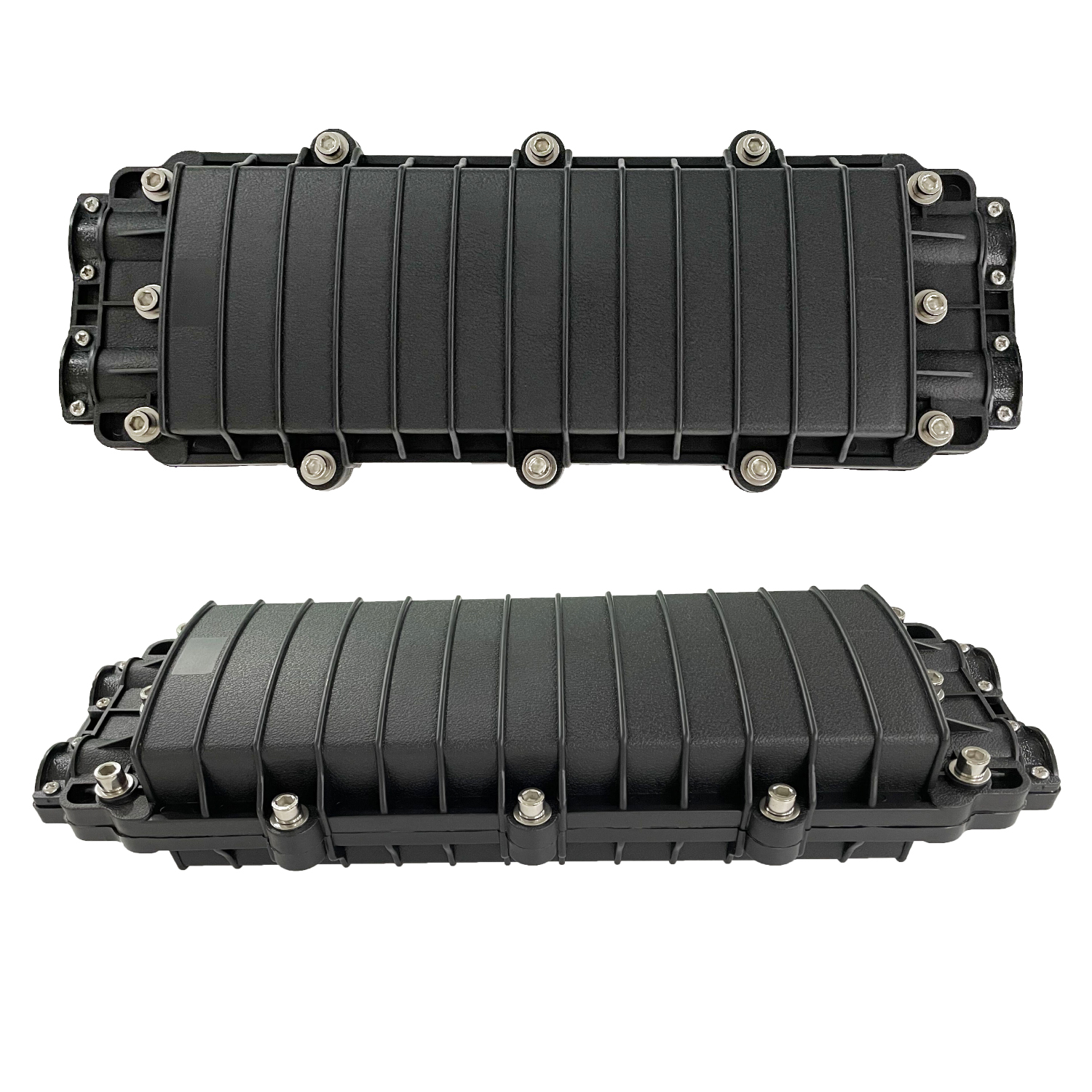 2 in 2 out Horizontal Type Fiber Optic Splice Joint Closure used in FTTH
