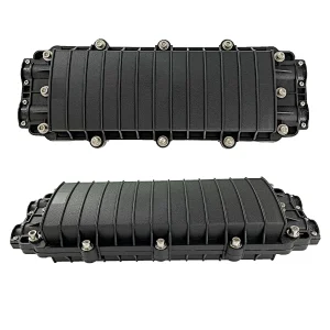 2 in 2 out Horizontal Type Fiber Optic Splice Joint Closure used in FTTH