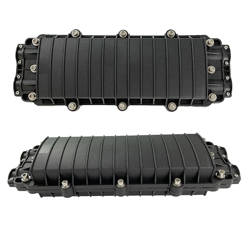 2 in 2 out Horizontal Type Fiber Optic Splice Joint Closure used in FTTH