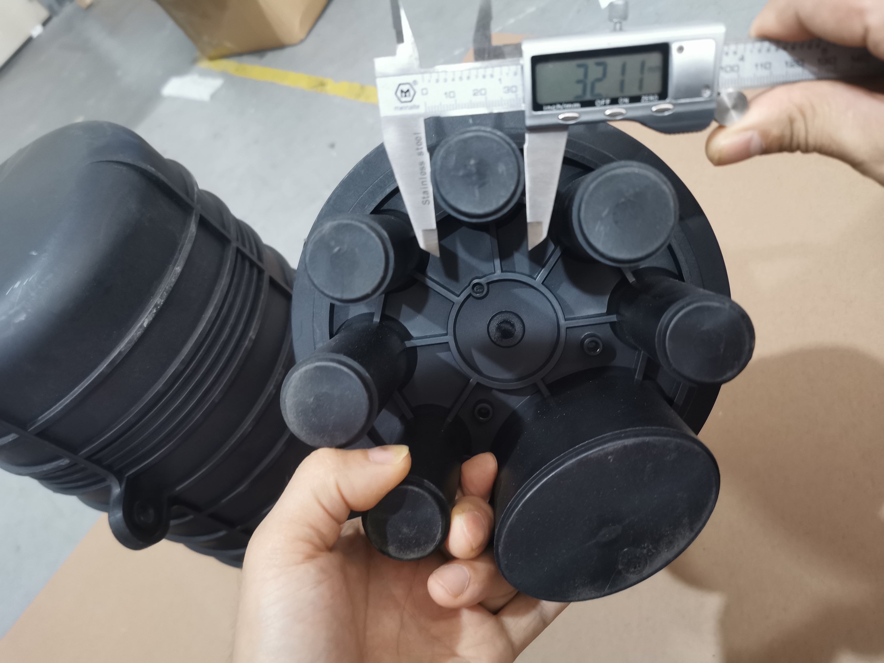 6 port 288 Core IP68 waterproof Dome Fiber Optic cable Enclosure Splice joint Closure