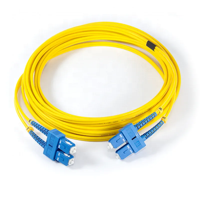 2.0mm 3.0mm SC UPC to SC UPC duplex Jumper 1m 2m 3m 5m Single mode G652d SC fiber optic patch cord patchcord