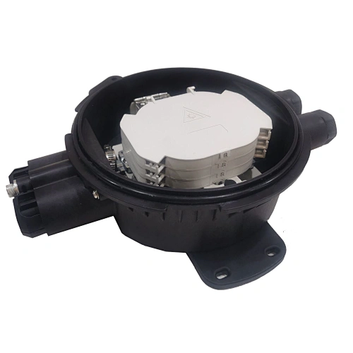 36 Core IP68 Outdoor Fiber Optical Pedestal Plastic ODP Optical Distribution Point Underground FTTH Fiber Optic Splice Closure