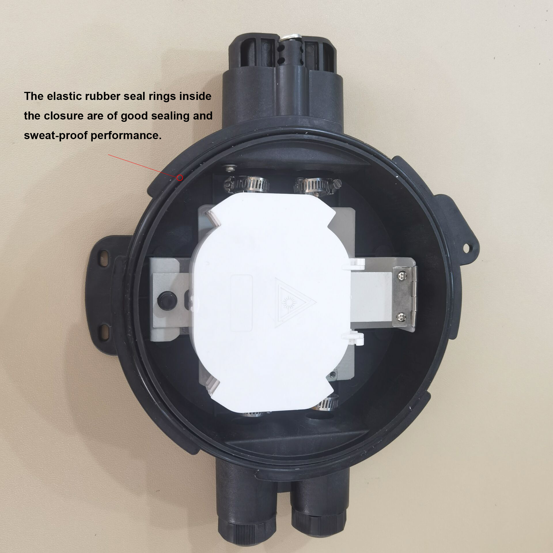 36 Core IP68 Outdoor Fiber Optical Pedestal Plastic ODP Optical Distribution Point Underground FTTH Fiber Optic Splice Closure