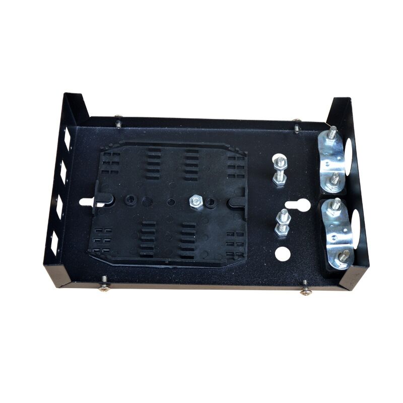 4 Port Mini Fibre Optic Terminal Splice Fusion Box LC DX Wall Mount Patch Panel