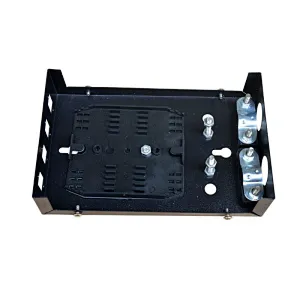 4 Port Mini Fibre Optic Terminal Splice Fusion Box LC DX Wall Mount Patch Panel