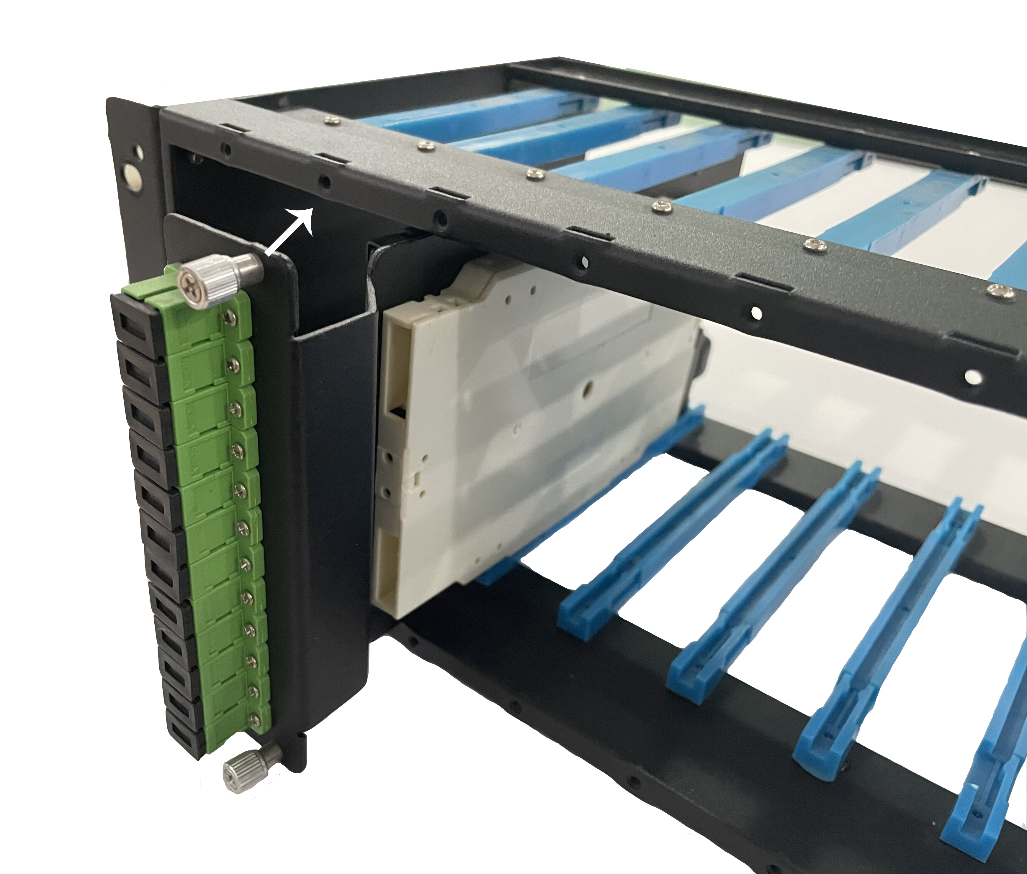 Fixed without cover High Density 144 Core Fiber Optic Patch Panel