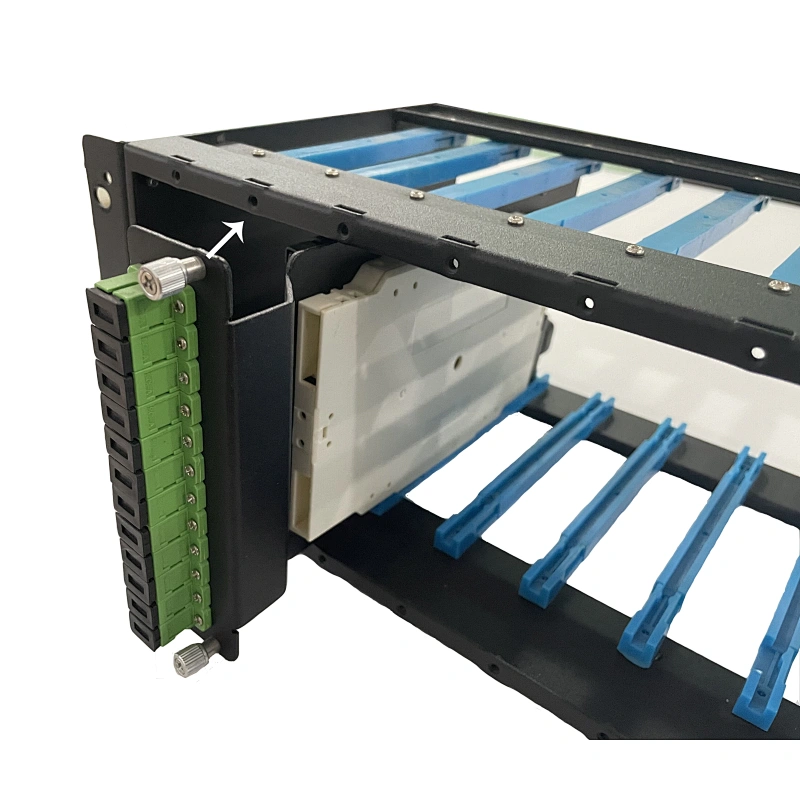 Fixed without cover High Density 144 Core Fiber Optic Patch Panel