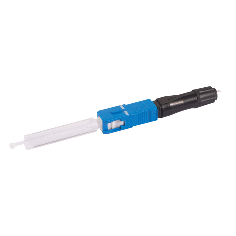 SC UPC Hot melt fiber optic Fast connector FTTH pigtail fusion quick connect Optic Fiber Machine Fast Connector