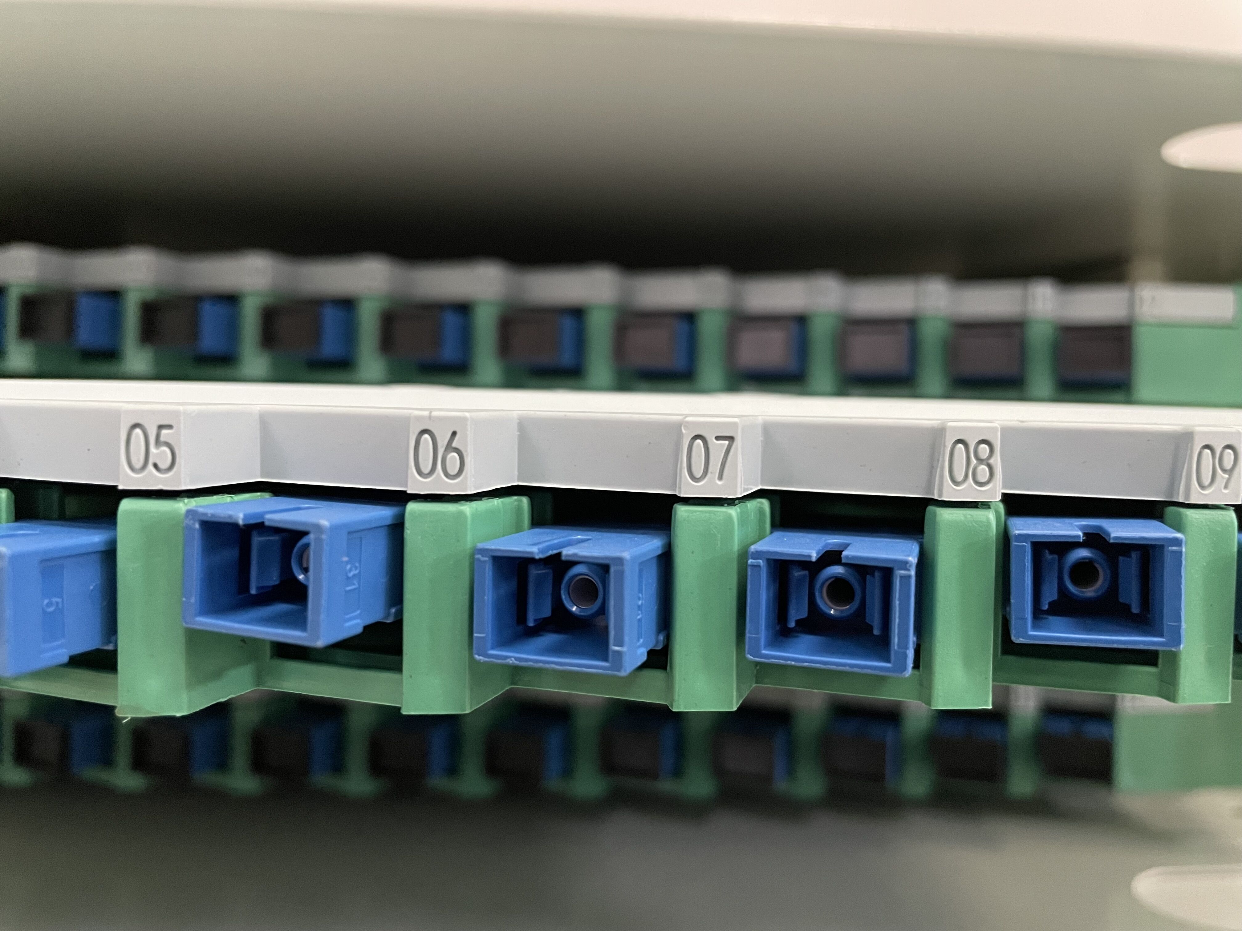 4U Rack Mount 12 24 48 96 144 Core Port ODF with splice tray Optical Fiber Distribution Frame fiber optic patch panel ODF