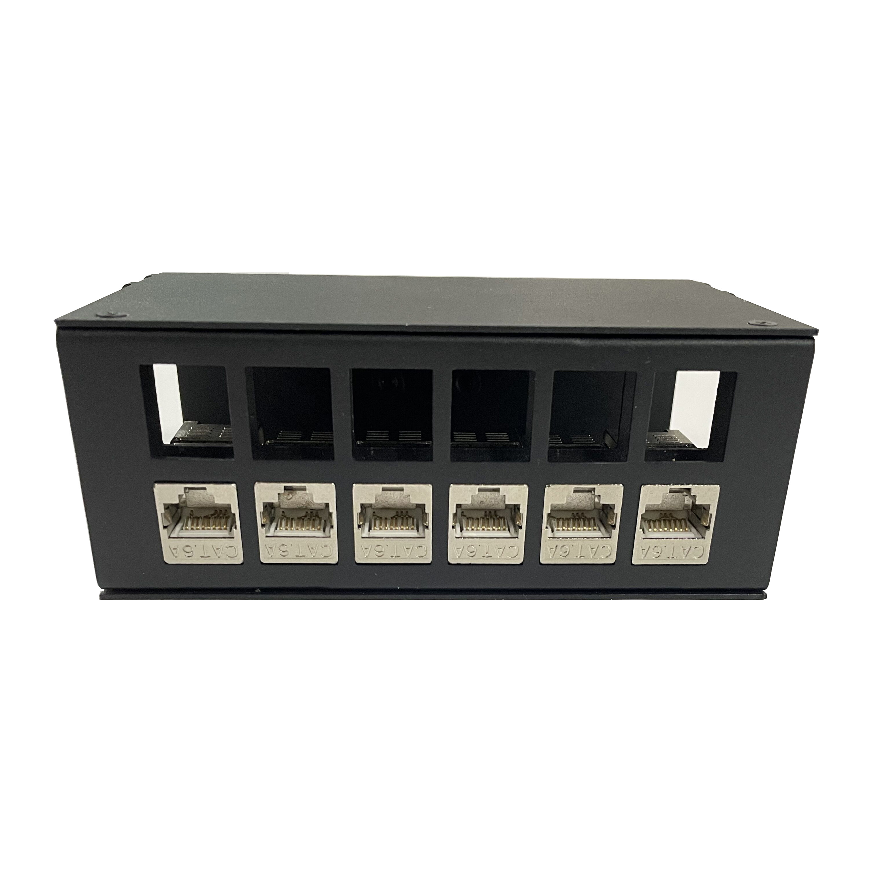 Network STP FTP 12 port Cat6 patch panel with Cat6 Keystone Jack DIN network RJ45 patch panel