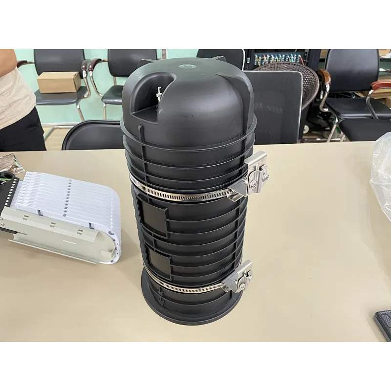 6 port 288 Core IP68 waterproof Dome Fiber Optic cable Enclosure Splice joint Closure