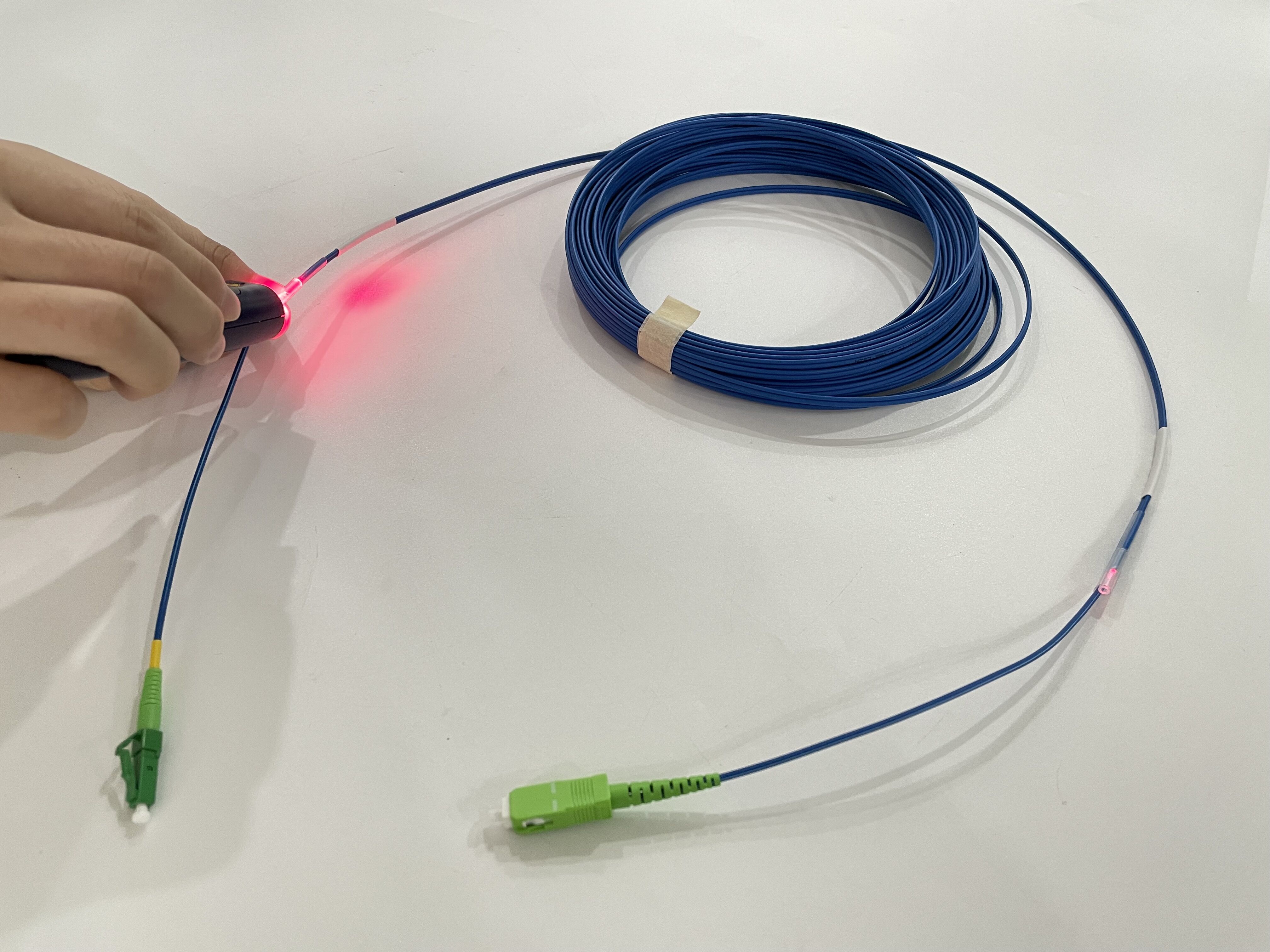 15m 20m Traceable Optic Fiber Patch Cord SC LC Fiber Optic Tracking Cable track patch cord