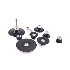 Rubber Molded Roloc Disc Holders In Medium & Hard Flexibility