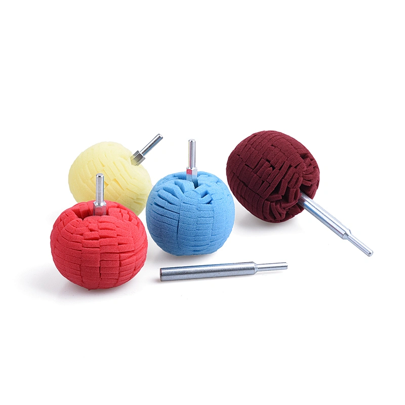 6mm Shank Sponge Car Wheel Foam Polishing ball