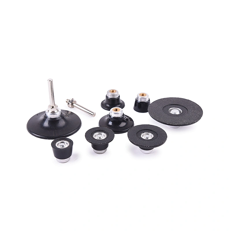 Rubber Molded Roloc Disc Holders In Medium & Hard Flexibility