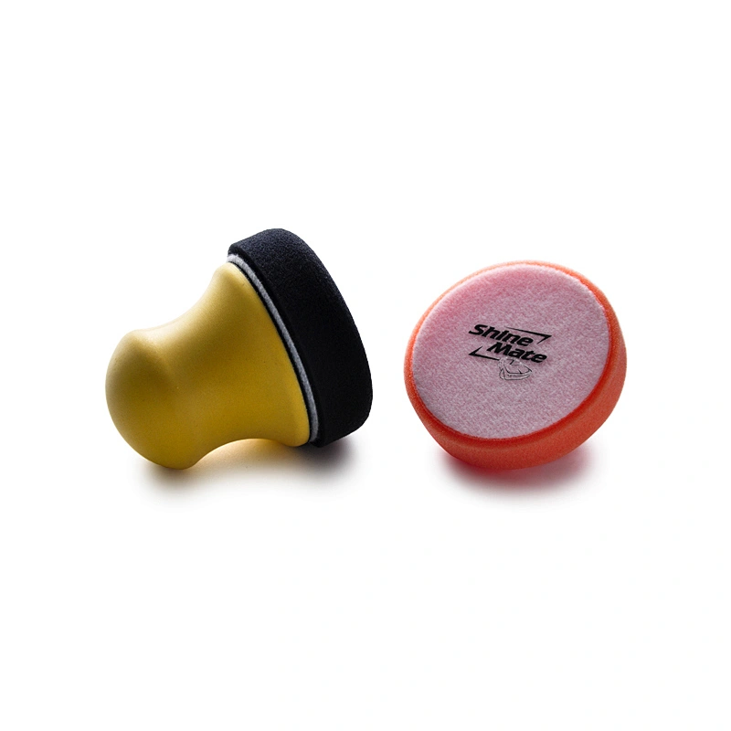3 inch round wax applicator kit for car cleaning