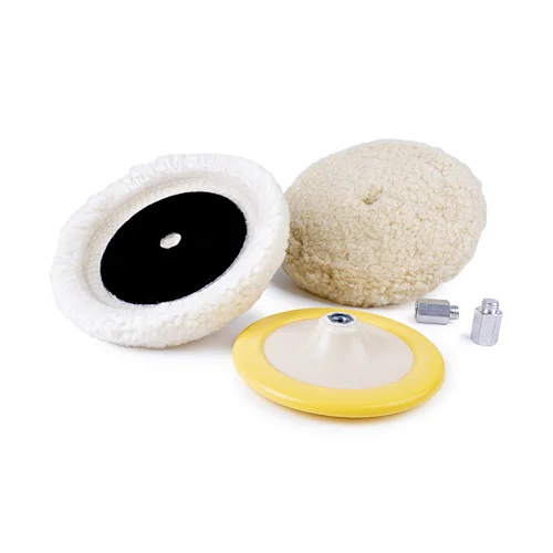 7" Single Side Wool Polishing Pad For Light Cutting