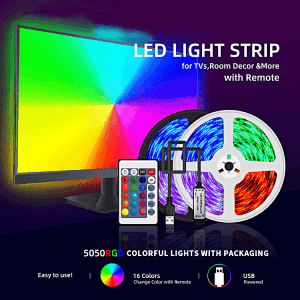 5050 rgb tv led lights backlight strip lights