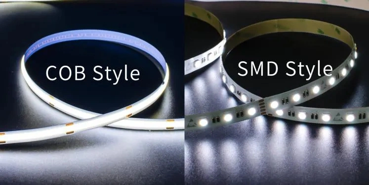 compare smd led strip and cob led strip lights
