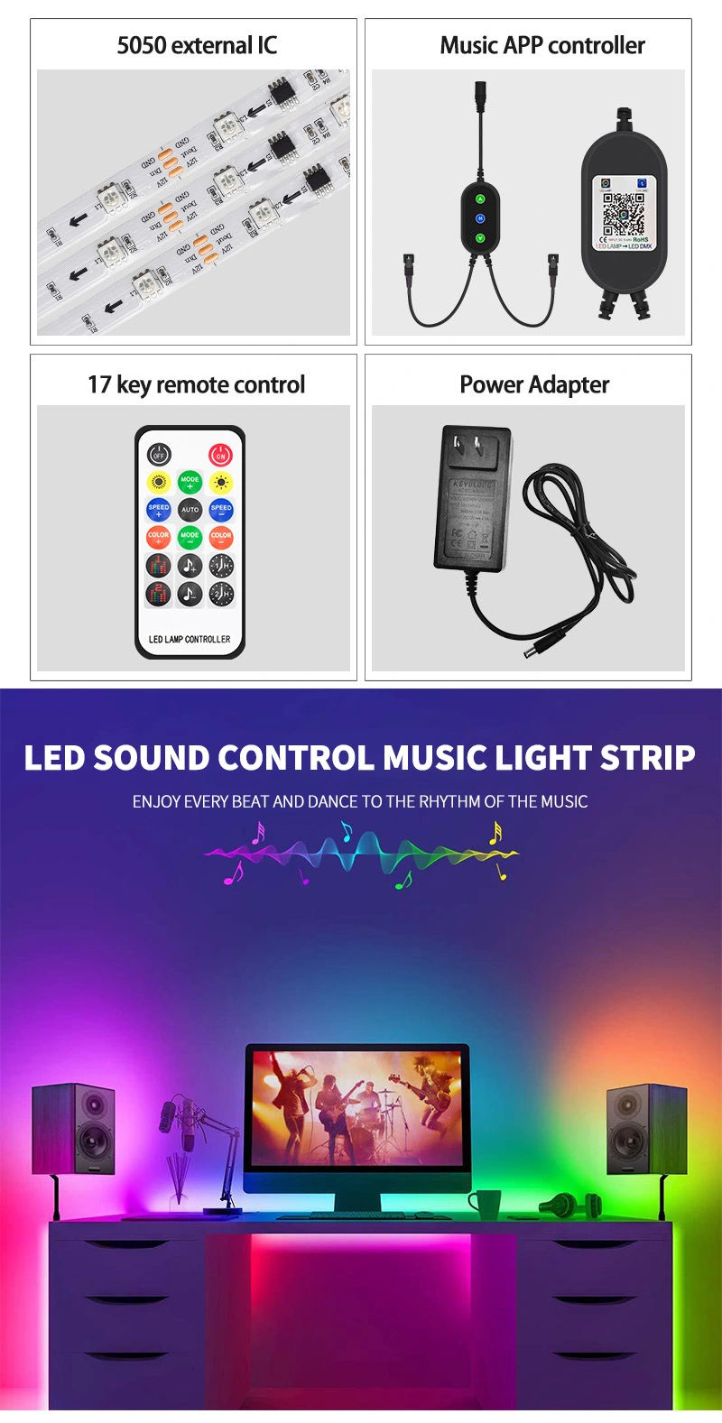 RGB led strip ws2812b