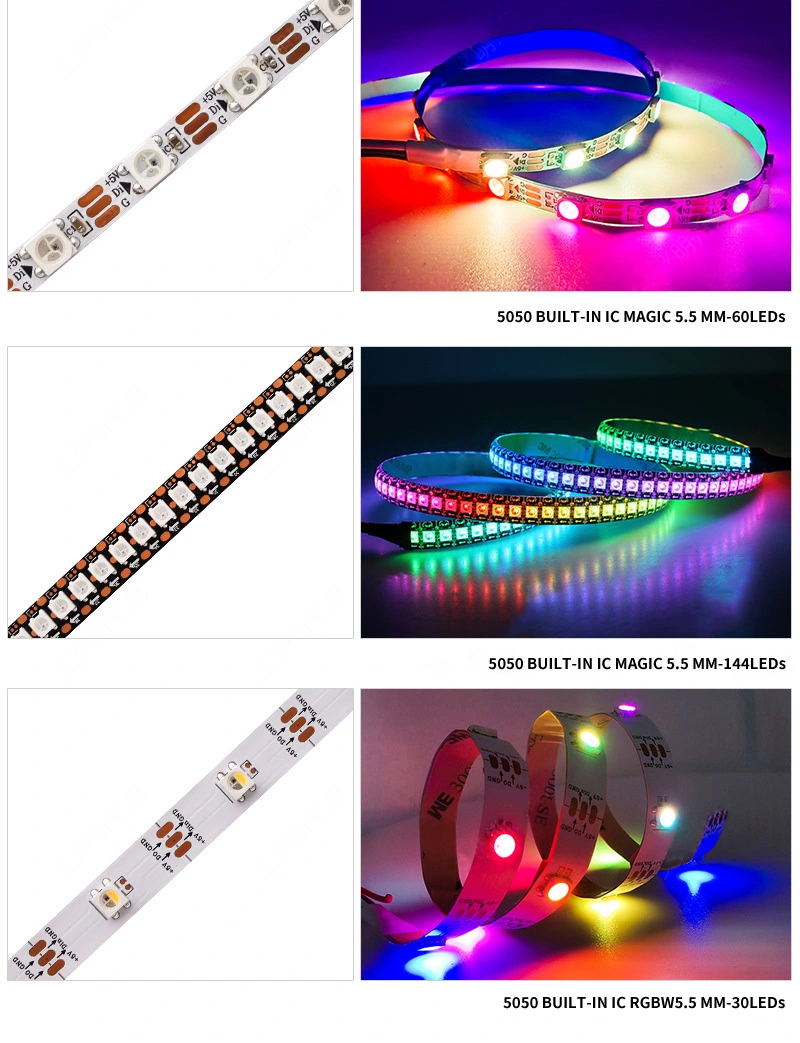 addressble led strip 5V light ribbon