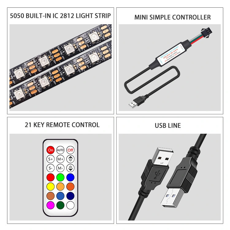 RGB USB 5V led strip lights